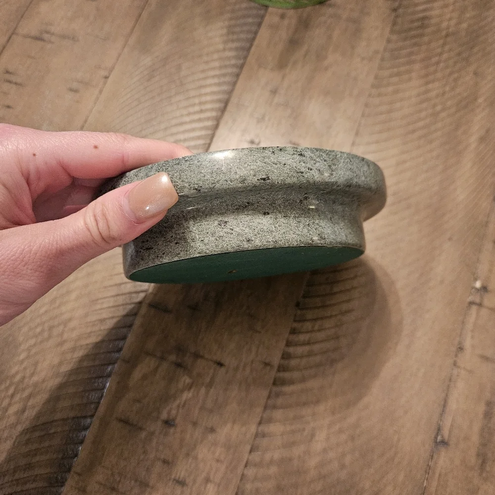Green Marble Wine Bottle Coaster